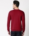 Shop Men's Plum Red Biker Bro Graphic Printed Sweater-Design