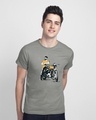 Shop Biker Bro Half Sleeve T-Shirt-Front