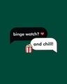 Shop Binge And Chill Round Neck 3/4th Sleeve T-Shirt-Full