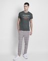Shop Binod Half Sleeve T-Shirt - Nimbus Grey-Design