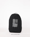 Shop Black & White Usa Small Backpack-Front