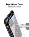 Shop Black Accept The Mystery Printed Glass Back Case for Xiaomi Poco X2-Design