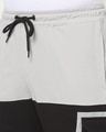 Shop Men's Black and Grey Color Block Cargo Shorts