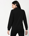 Shop Women's Black AOP Zipper Bomber Jacket-Full