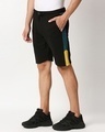 Shop Black-Atlantic Deep-Ceylon Yellow Fashion Cut N Sew Shorts-Design