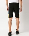 Shop Black-Atlantic Deep-Ceylon Yellow Fashion Cut N Sew Shorts-Full