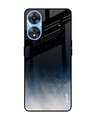 Shop Black Aura Premium Glass Case for Oppo A58 5G (Shock Proof, Scratch Resistant)-Front