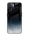Shop Black Aura Printed Premium Glass Case for OPPO A77s (Shock Proof,Scratch Resistant)-Front
