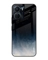 Shop Black Aura Printed Premium Glass Case for Vivo Y16 (Shock Proof,Scratch Resistant)-Front