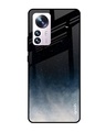 Shop Black Aura Printed Premium Glass Cover for Mi 12 Pro 5G (Shockproof, Light Weight)-Front