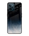 Shop Black Aura Printed Premium Glass Cover for Realme C31 (Shockproof, Light Weight)-Front