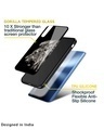 Shop Black Aura Printed Premium Glass Cover for Realme C35 (Shockproof, Light Weight)-Design