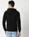 Shop Black Basic Hoodie Sweatshirt-Full