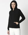 Shop Black Basic Hoodie Sweatshirt-Design