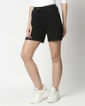 Shop Black Basic Shorts-Design