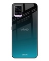 Shop Ultramarine Printed Premium Glass Cover for Vivo V20 (Shock Proof, Lightweight)-Front