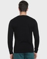 Shop Men's Black Chest Panel Flat Knit Sweater-Design
