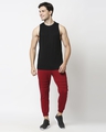 Shop Men's Black Deep Armhole Oversized Vest