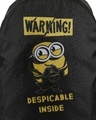 Shop Black Despicable Minion Printed Small Backpack-Full