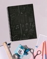 Shop Black Doodle Notepad-Front