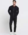 Shop Black Fleece Zipper Sweatshirt-Full