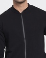 Shop Black Fleece Zipper Sweatshirt