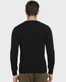 Shop Men's Black  Batman Graphic Printed Flat Knit Sweater-Design