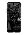 Shop Black Funny Math Printed Glass Back Case for Xiaomi Redmi Note 7 Pro-Front