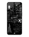 Shop Black Funny Math Printed Glass Back Case for Xiaomi Redmi Note 8 Pro-Front