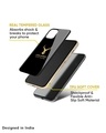 Shop Black Gold Deer Metallic Gold Premium Glass Case for Apple iPhone 12-Full