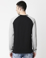 Shop Black - Grey Melange Raglan Full Sleeve Henley-Design