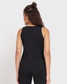 Shop Women's Black Typography Athleisure Vest-Full