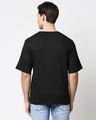 Shop Black Interlock Half Sleeve T-Shirt-Full