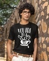 Shop Pack of 2 Black Latte and Tea Love Typography Cotton T-shirt-Design