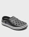 Shop Black Men's Solid Clog Sandals