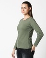 Shop Black-Moss Green Full Sleeves Combo T-Shirt