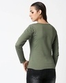 Shop Black-Moss Green Full Sleeves Combo T-Shirt