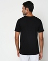 Shop Black-Neon Orange Contrast Bone Pocket T-Shirt-Design