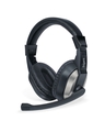 Shop Black on the Ear Wired Headphones-Front