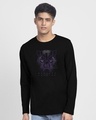 Shop Black Panther Geometric Full Sleeve T-Shirt (AVL)