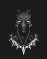 Shop Black Panther Of Wakanda Round Neck Contrast Binding Vest