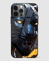 Shop Black Panther Premium Glass Case for Apple iPhone 15 Pro Max-Front