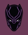 Shop Black Panther Printed Badge Half Sleeve T-Shirt (AVL)
