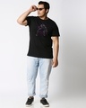 Shop Black Panther Purple Half Sleeves Printed T-Shirt Plus Size (AVL)-Design