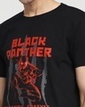 Shop Black Panther Red Half Sleeve T-Shirt (AVL)