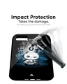Shop Black Pew Pew Printed Glass Back Case for Xiaomi Mi A3-Full