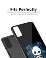Shop Black Pew Pew Printed Glass Back Case for Xiaomi Redmi Note 7 Pro-Back