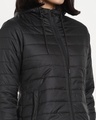 Shop Women's Black Relaxed Fit Plus Size Puffer Jacket