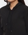 Shop Women's Black Plus Size Zipper Hoodie Jacket