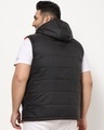 Shop Men's Black Plus Size Puffer Jacket-Design